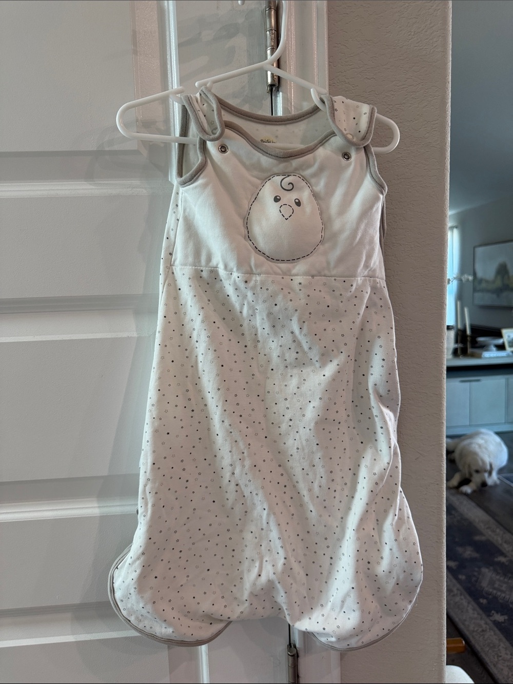 White/Grey Nested Bean Small Sleep Sack (0-6 months)